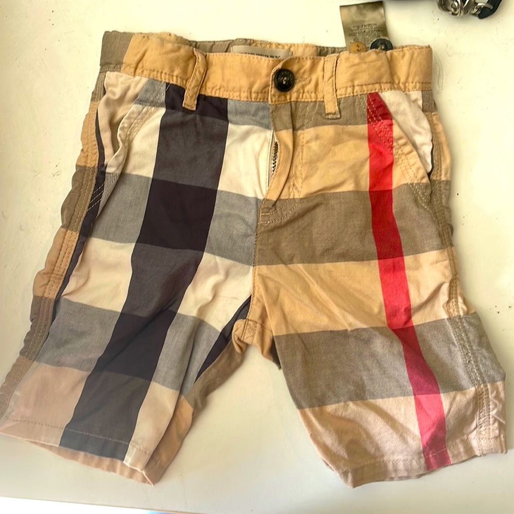 Burberry baby shorts 18months nice long style